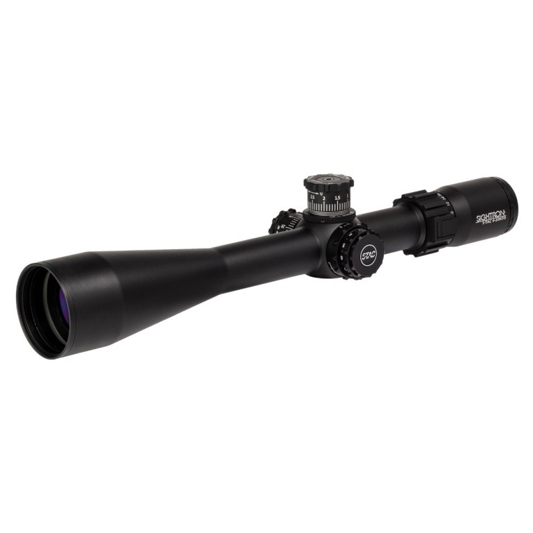 Sightron S-TAC 4-20x50 FFP Illuminated MOA-3 1/4 MOA Zero Stop Rifle Scope