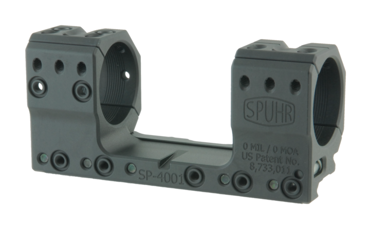 Spuhr ISMS SP-4001 34mm Medium (30mm) 0 MOA Picatinny One-Piece Mount