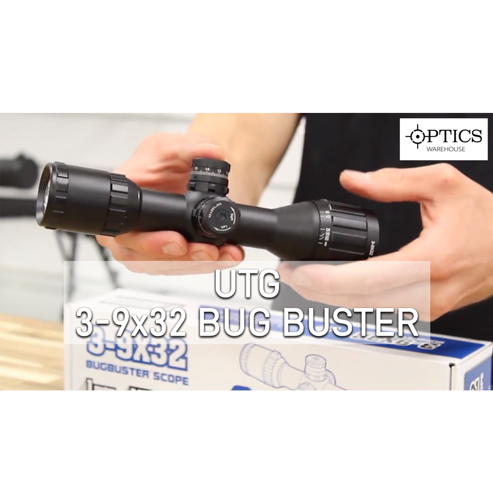 Quick-Fire Review: UTG 3-9×32 1" AO BugBuster RGB Mil-Dot Riflescope