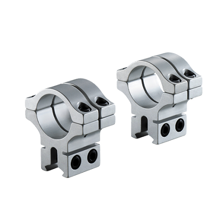 BKL-263 1" 2 Piece 1 Long Double Strap Medium Dovetail Scope Rings