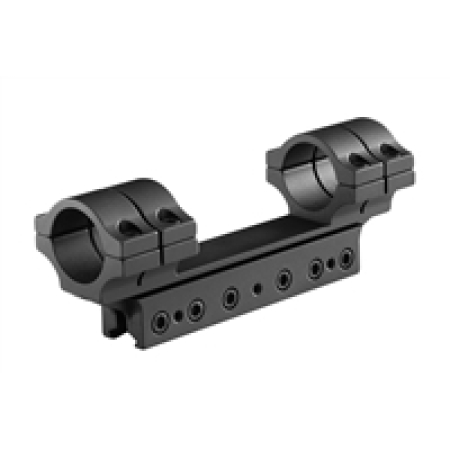 BKL-280 1 inch 1 Piece Double Strap High Dovetail Scope Mount - Matte Black