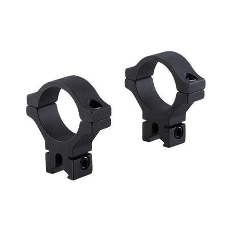 BKL-303 30mm 2pc Single Strap Low Dovetail Scope Rings - Matte Black