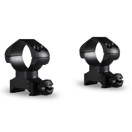 Hawke 1" Steel Precision Weaver/Picatinny Rifle Scope Mount Rings - HIGH Optics Warehouse 