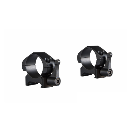 Hawke Precision Steel 1" 2 Piece Weaver QR Steel Scope Rings - Low