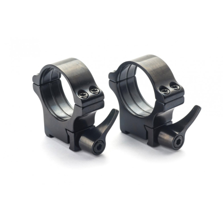Rusan Steel Roll-off Quick- Release rings - CZ 527 or BRNO Fox - 30 mm, Height 23mm