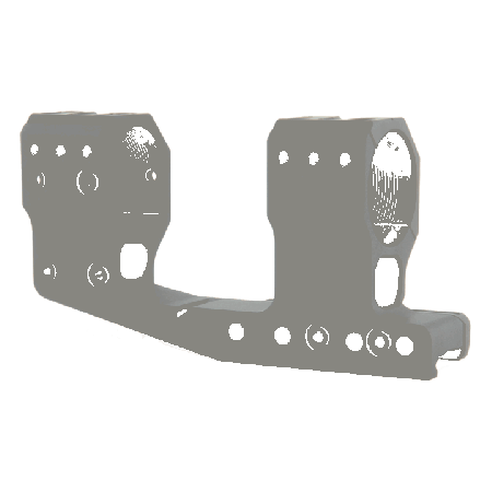 Spuhr ISMS Cantilever One-Piece Picatinny Mount-34mm-0 MOA-48mm