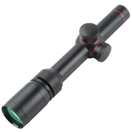 T-Eagle ER 1-6x24 Illuminated SFP MOA 1/2 MOA Rifle Scope with Rings